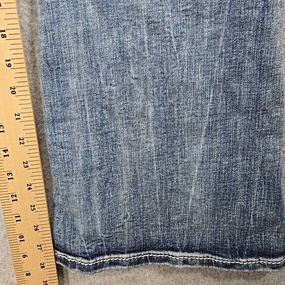 MISS ME Los Angeles WOMENS MID RISE SIGNATURE BOOT  SZ 25 JEANS INSEAM 28" Y2K - Picture 10 of 14